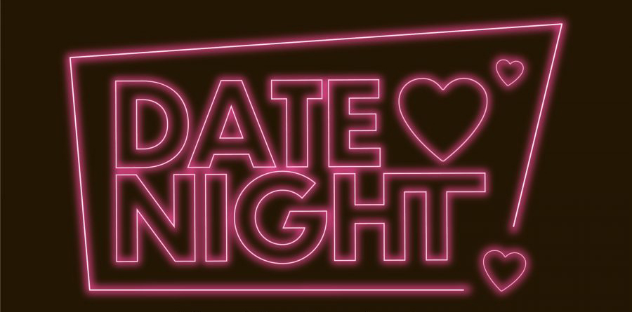 San Diego Musical Theatre's logo for Date Night musical coming in March.